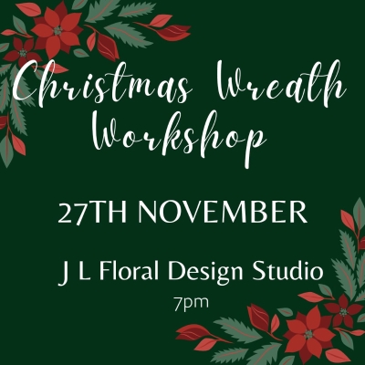 Wreath Workshop 27th Nov 7pm