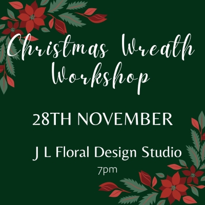 Wreath Workshop 28th Nov 7pm